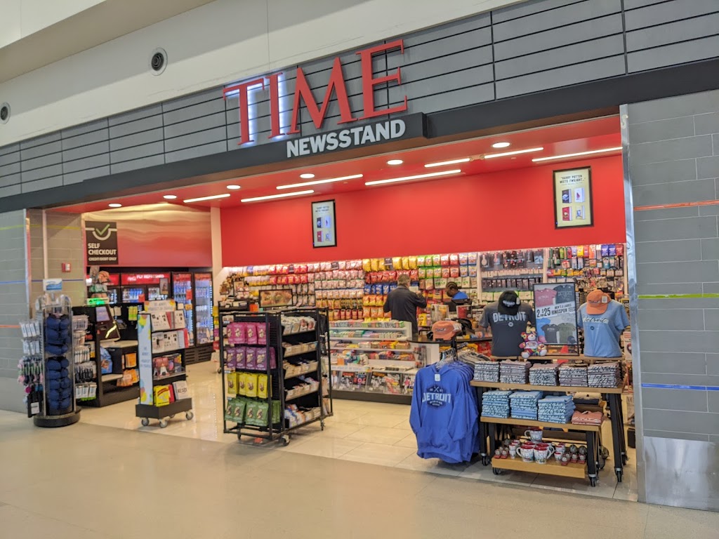 Time (Magazine) Newsstand | McNamara Terminal, Near Gate A45, Worldgateway Pl, Detroit, MI 48242, USA | Phone: (734) 941-4092