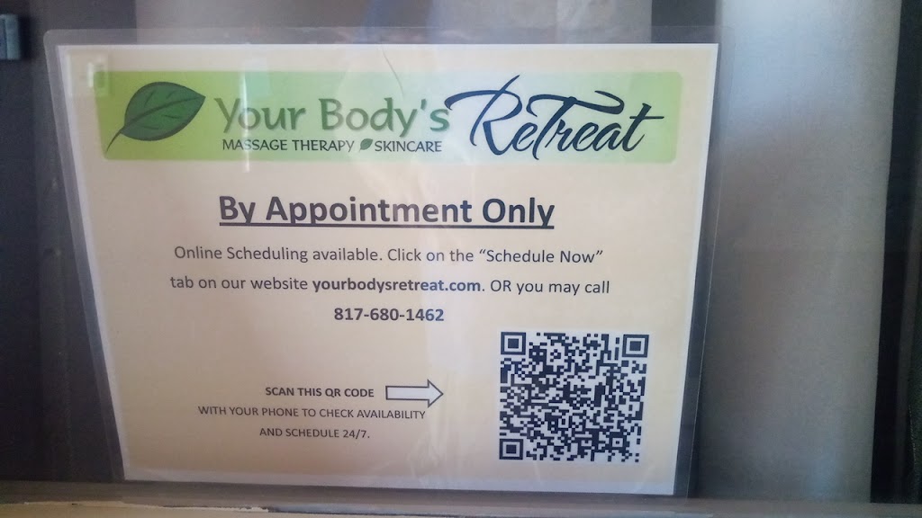 Your Bodys ReTreat | 204 W Bedford Euless Rd #101, Hurst, TX 76053, USA | Phone: (817) 680-1462