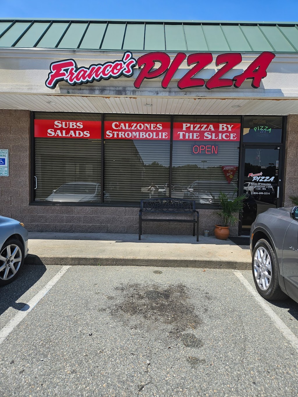 Franco’s Pizza | 7088 Hayes Shopping Ct, Hayes, VA 23072, USA | Phone: (804) 699-3214