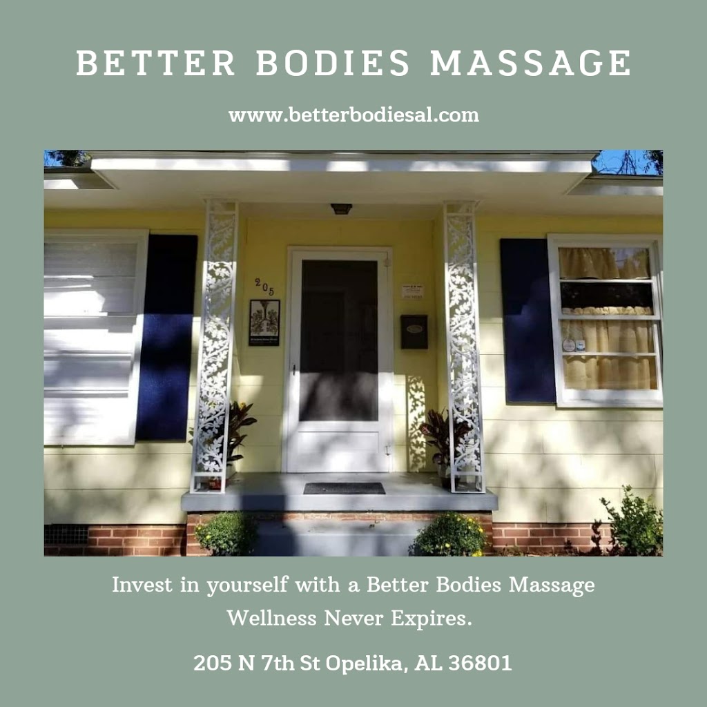 Better Bodies Massage Institute and Clinic | 205 N 7th St, Opelika, AL 36801, USA | Phone: (334) 737-1400