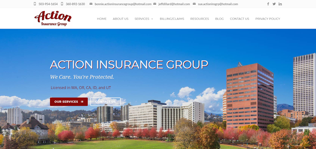 Action Insurance Group | 1510 NE 172nd Ave, Portland, OR 97230, USA | Phone: (503) 954-1654