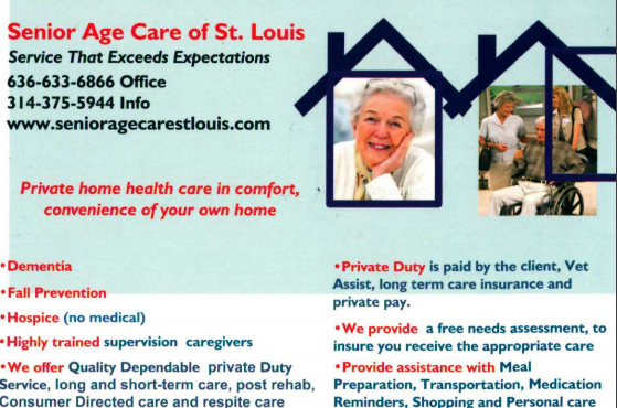 Senior Age Care St. Louis, LLC | Frontenac, MO 63131, USA | Phone: (314) 375-5944