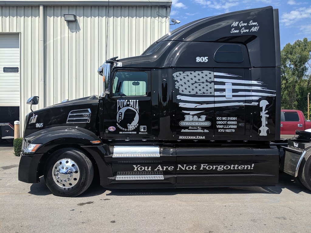 B & J Trucking Services Inc | 4201 Utica-Sellersburg Rd, Jeffersonville, IN 47130, USA | Phone: (812) 246-0405