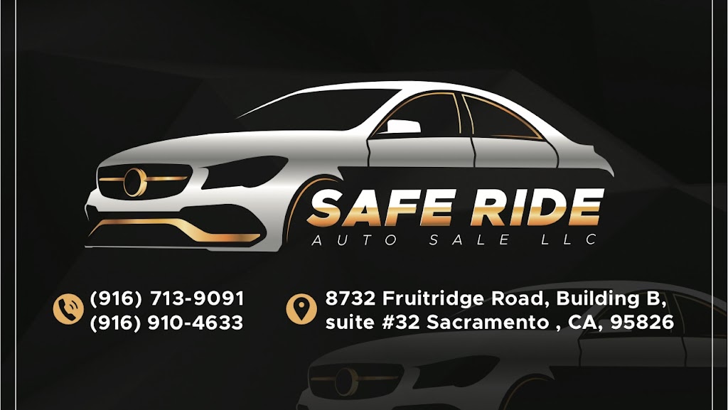 Saferideautosale LLC | 8732 Fruitridge Rd Building B, Ste#32, Sacramento, CA 95826, USA | Phone: (916) 713-9091