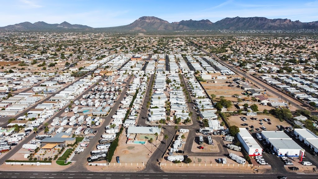 Superstition Shadows 55+ Lifestyle Community | 11100 E Apache Trail #3, Apache Junction, AZ 85120, USA | Phone: (480) 933-2622