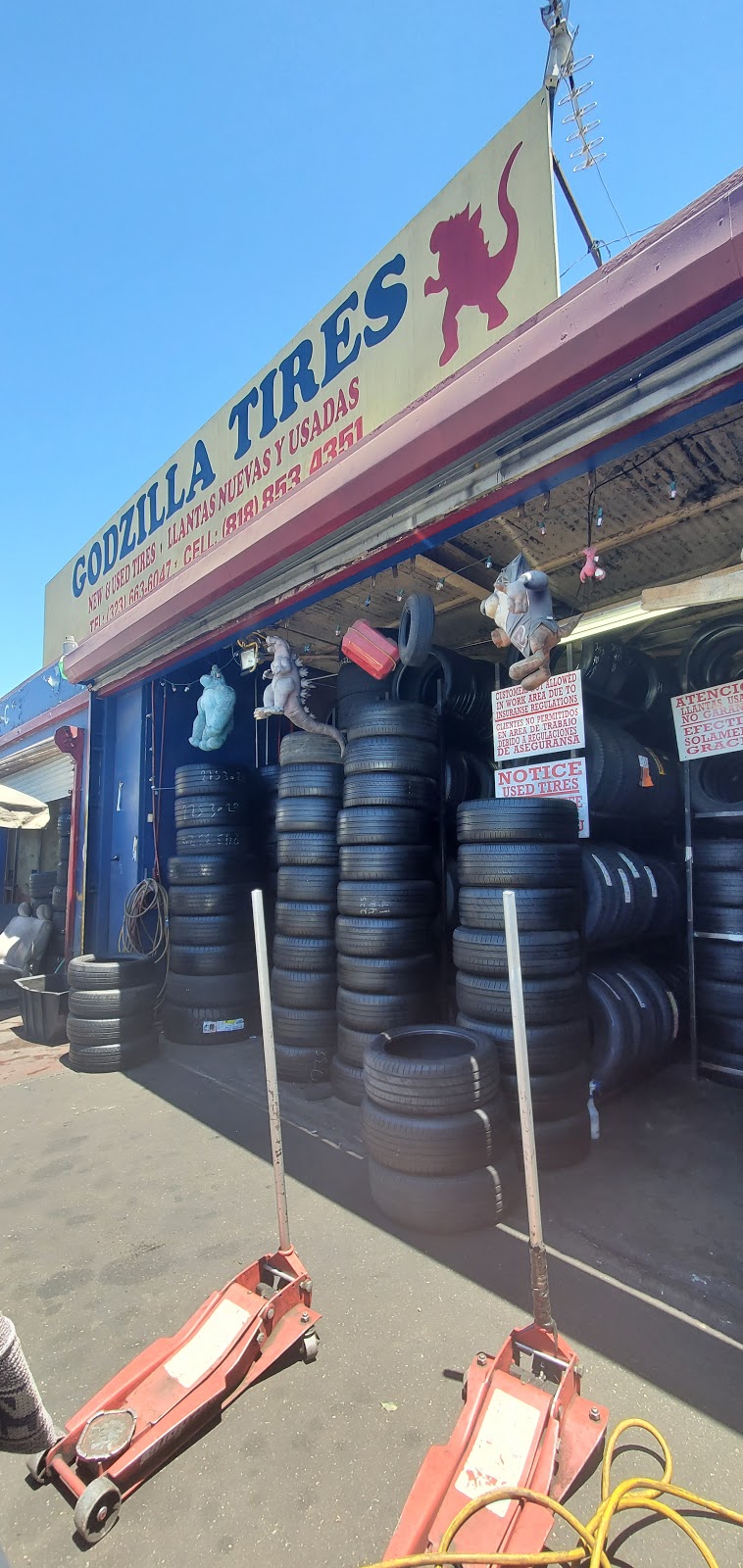 Godzilla Tires | 828 N Virgil Ave, Los Angeles, CA 90029, USA | Phone: (818) 853-4351