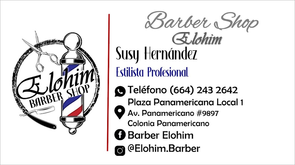 Barber Shop Elohim | Av. Panamericano #9897 Fraccionamiento, Panamericano, 22647 Tijuana, B.C., Mexico | Phone: 664 868 9882