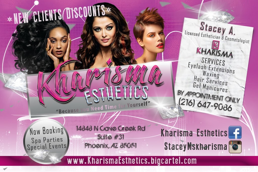 Kharisma Esthetics | 2841 E Bell Rd Suite 102, Phoenix, AZ 85032, USA | Phone: (216) 647-9086