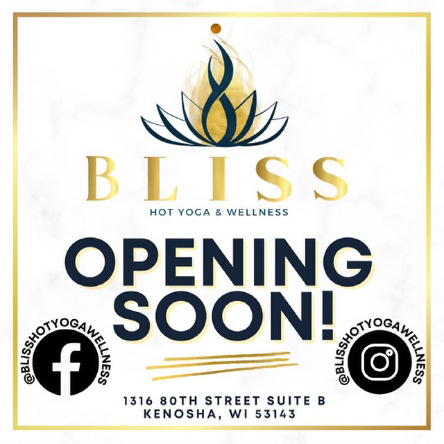 Bliss Hot Yoga & Wellness | 1316 80th St Suite B, Kenosha, WI 53143, USA | Phone: (262) 914-9323