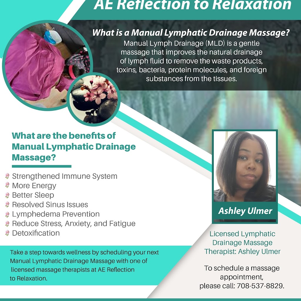 AE Reflection to Relaxation LLC | 5159 Keith Dr, Richton Park, IL 60471, USA | Phone: (708) 537-8829