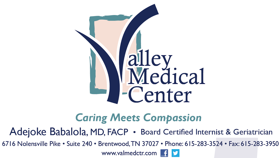 Valley Medical Center: Adejoke Aina-Babalola, MD | 6716 Nolensville Pike #240, Brentwood, TN 37027 | Phone: (615) 208-5056