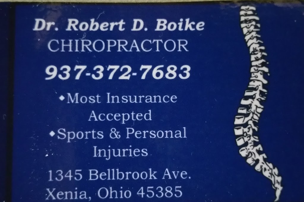 Boike Robert D DC | 1345 Bellbrook Ave, Xenia, OH 45385, USA | Phone: (937) 372-7683