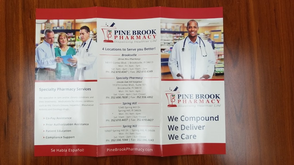 PINE BROOK PHARMACY #1 | 14111 Cortez Blvd, Brooksville, FL 34613, USA | Phone: (352) 610-4347