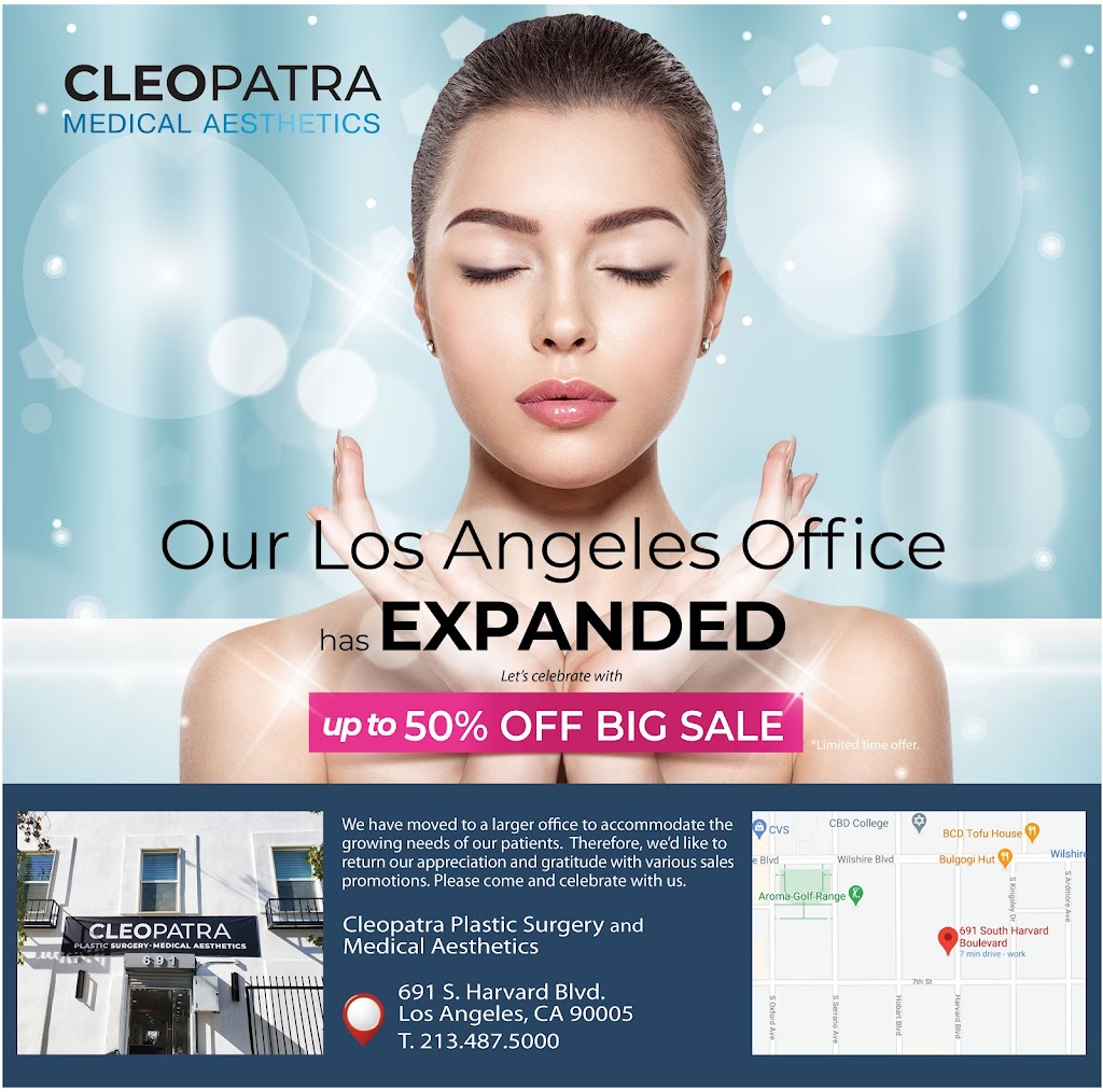 Cleopatra Medical Aesthetics | 691 S Harvard Blvd, Los Angeles, CA 90005, USA | Phone: (213) 487-5000