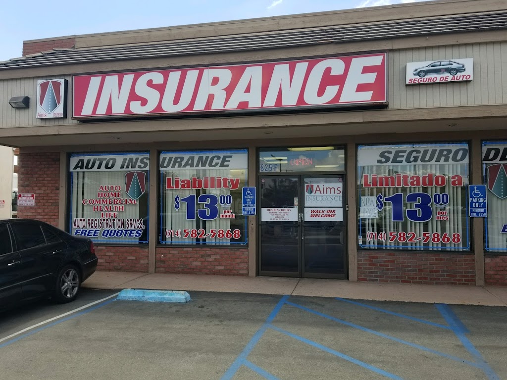 Aims Insurance Services - Anaheim | 825 N Euclid St F, Anaheim, CA 92801, USA | Phone: (714) 582-5868