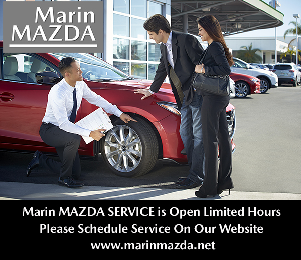 Marin Mazda Service | 807 Francisco Blvd E, San Rafael, CA 94901, USA | Phone: (415) 454-7000