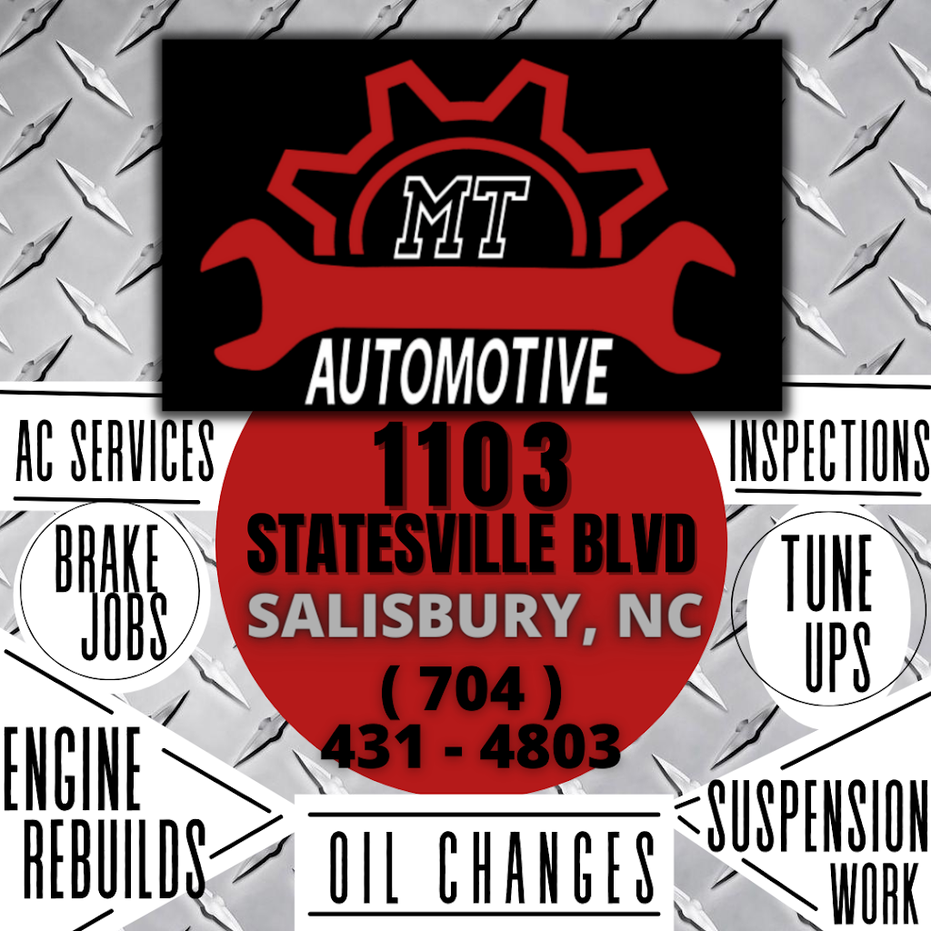 MT Automotive | 1103 Statesville Blvd, Salisbury, NC 28144, USA | Phone: (704) 431-4803