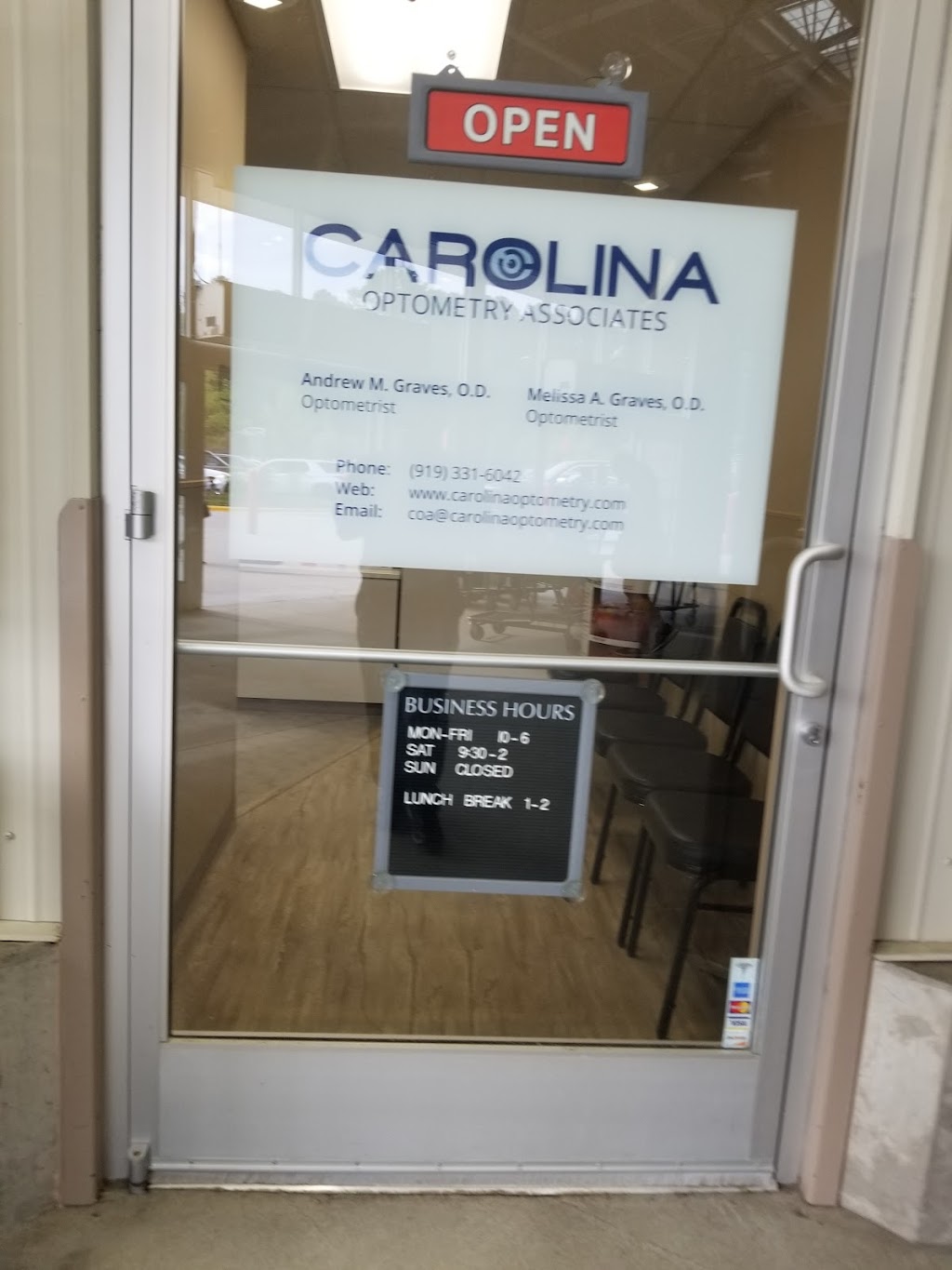 Carolina Optometry Associates | 1021 Pine Plaza Dr, Apex, NC 27523, USA | Phone: (919) 331-6042