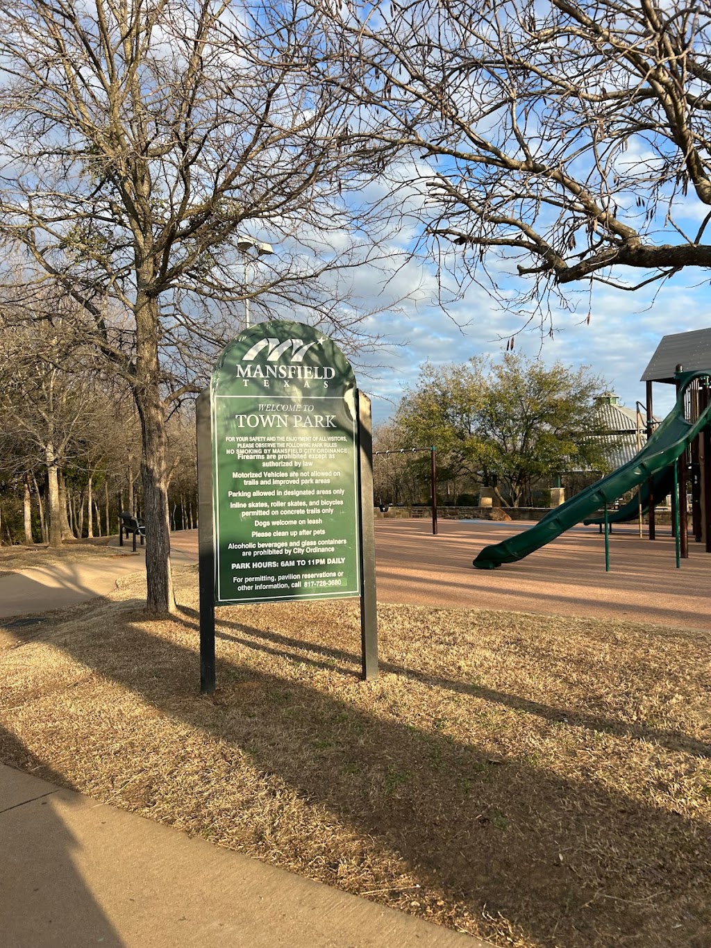 Town Park | 500 N Main St, Mansfield, TX 76063, USA | Phone: (817) 728-3680