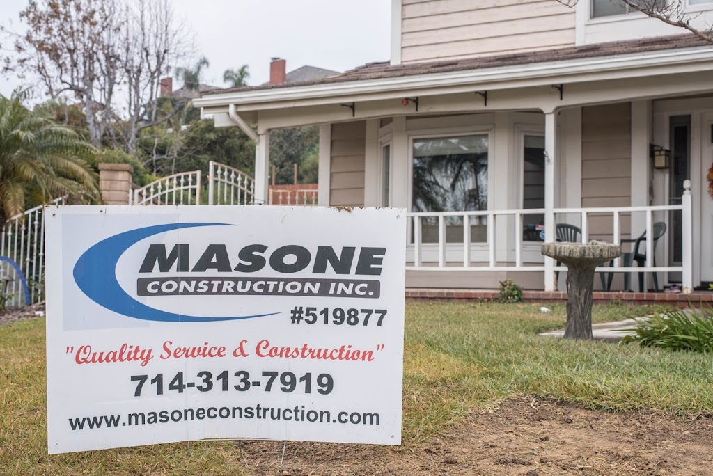 Masone Construction Co | 20775 Paseo De La Rambla, Yorba Linda, CA 92887, USA | Phone: (714) 313-7919