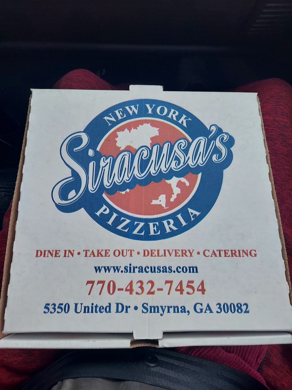 Siracusas NY Pizzeria | 5350 United Dr SE #106, Smyrna, GA 30082, USA | Phone: (770) 432-7454