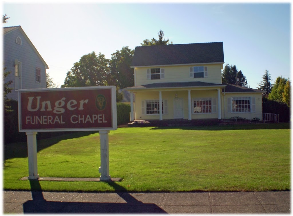 Unger Funeral Chapel | 190 Railroad Ave, Mt Angel, OR 97362, USA | Phone: (503) 845-2592