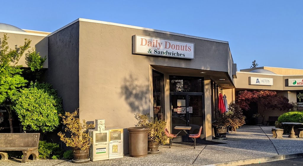 Daily Donuts & Sandwiches | 110 S Sunnyvale Ave, Sunnyvale, CA 94086, USA | Phone: (408) 746-0347