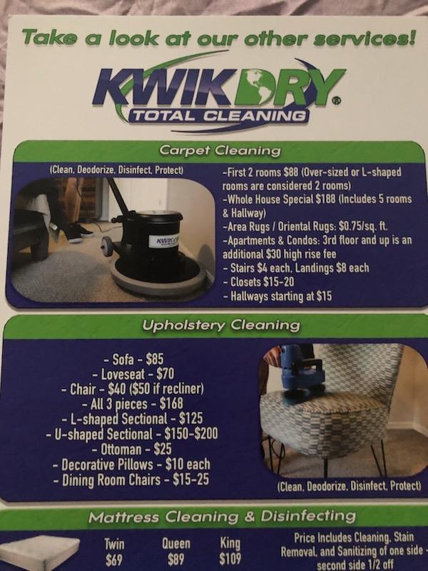Riverside Kwik Dry Total Cleaning | 19415 Sweetwood Ln, Lake Elsinore, CA 92530, USA | Phone: (800) 975-5176