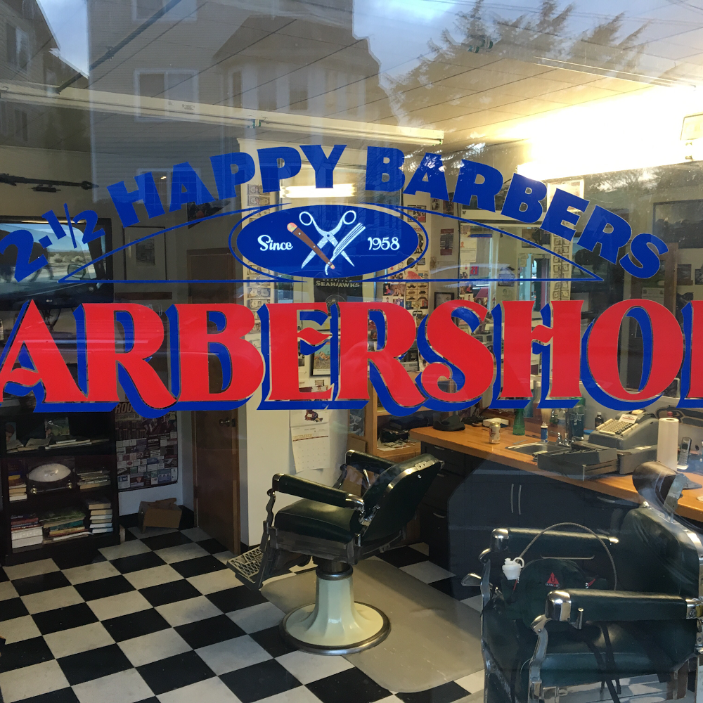 2½ Happy Barbers | 502 NE 65th St, Seattle, WA 98115, USA | Phone: (206) 782-2173