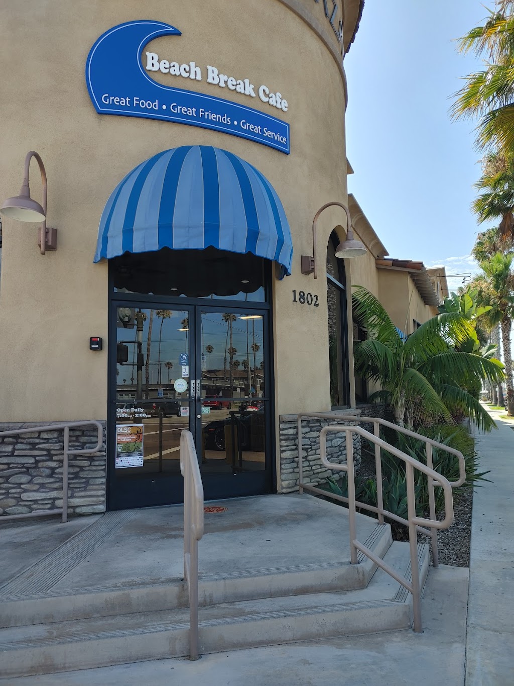 Beach Break Cafe | 1802 S Coast Hwy, Oceanside, CA 92054, USA | Phone: (760) 439-6355