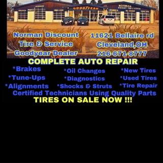 Goodyear Norman Discount Tire & Service Inc. | 11621 Bellaire Rd, Cleveland, OH 44111, USA | Phone: (216) 671-8777