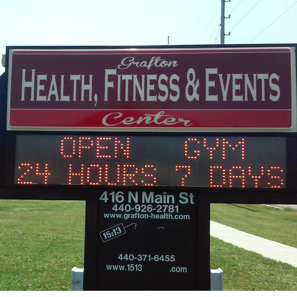 Grafton Health, Fitness & Events Center | 416 Main St, Grafton, OH 44044, USA | Phone: (440) 926-2781