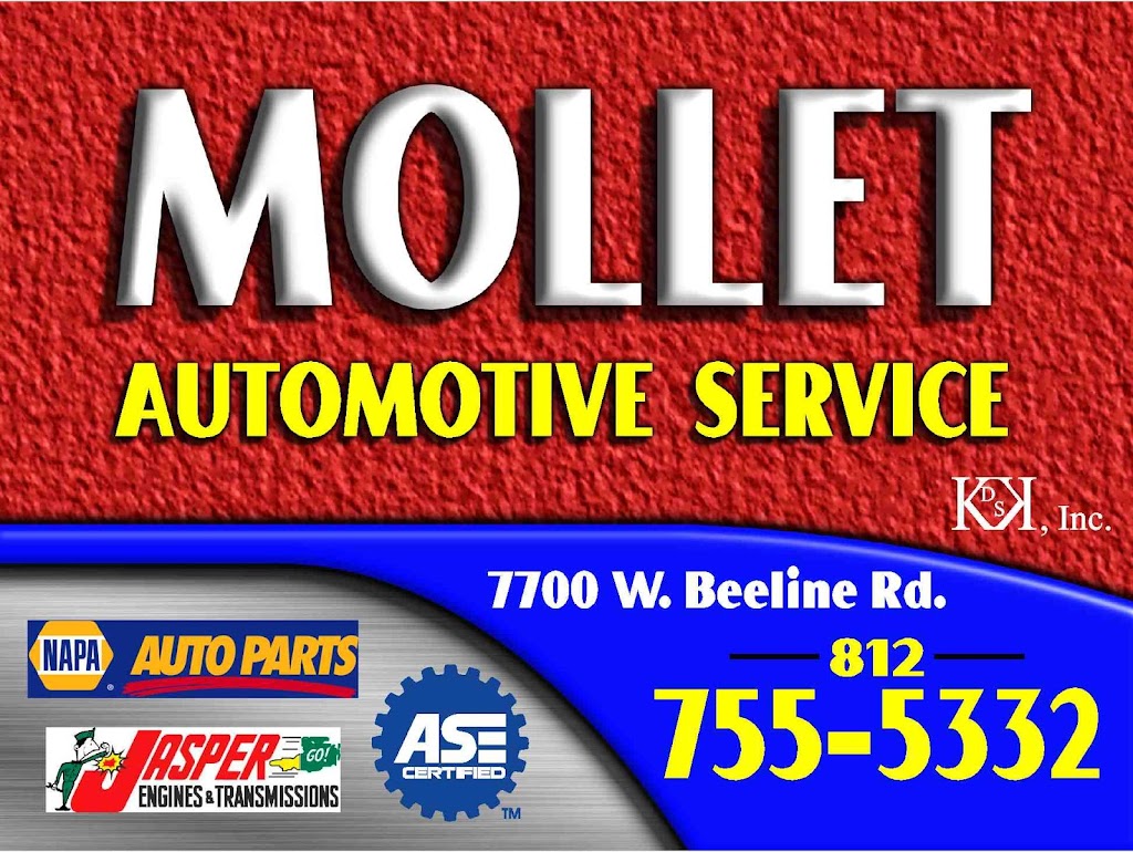 Mollet Automotive Service | 7700 W Bee Line Rd, Salem, IN 47167, USA | Phone: (812) 755-5332