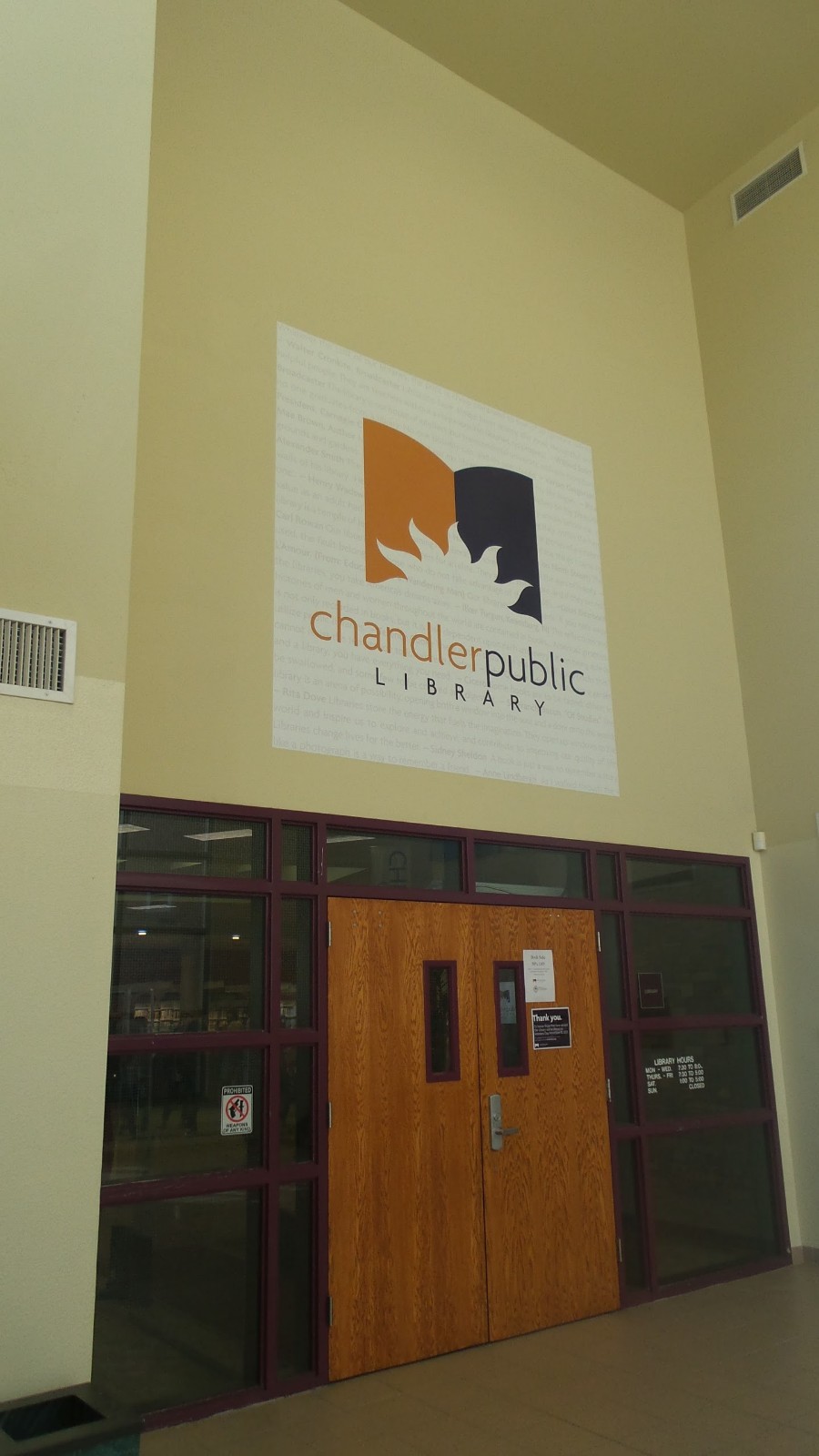 Chandler Public Library | 22 S Delaware St, Chandler, AZ 85225, USA | Phone: (480) 782-2800