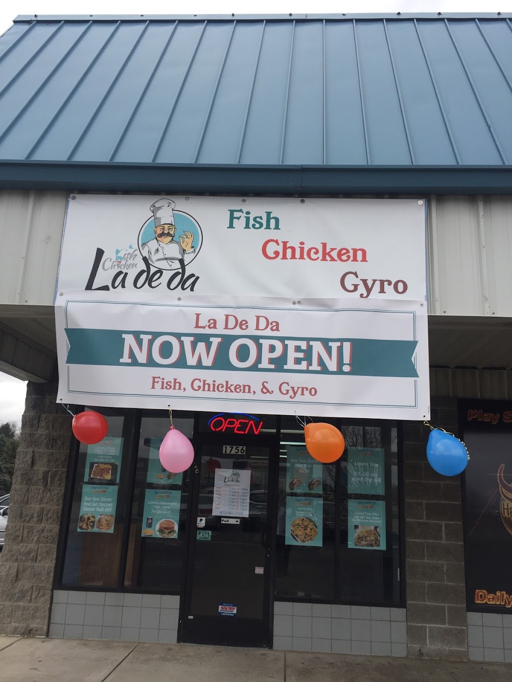 LaDeDa Fish, Chicken & Gyro | 1756 Greensburg Pike, North Versailles, PA 15137, USA | Phone: (412) 823-1534