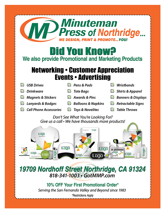 Minuteman Press of Northridge | 19705 Nordhoff St, Northridge, CA 91324, USA | Phone: (818) 341-1003