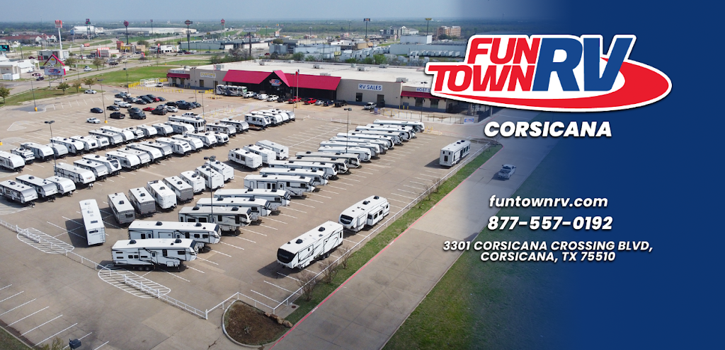 Fun Town RV Corsicana | 3301 Corsicana Crossing Blvd, Corsicana, TX 75109, USA | Phone: (877) 557-0192