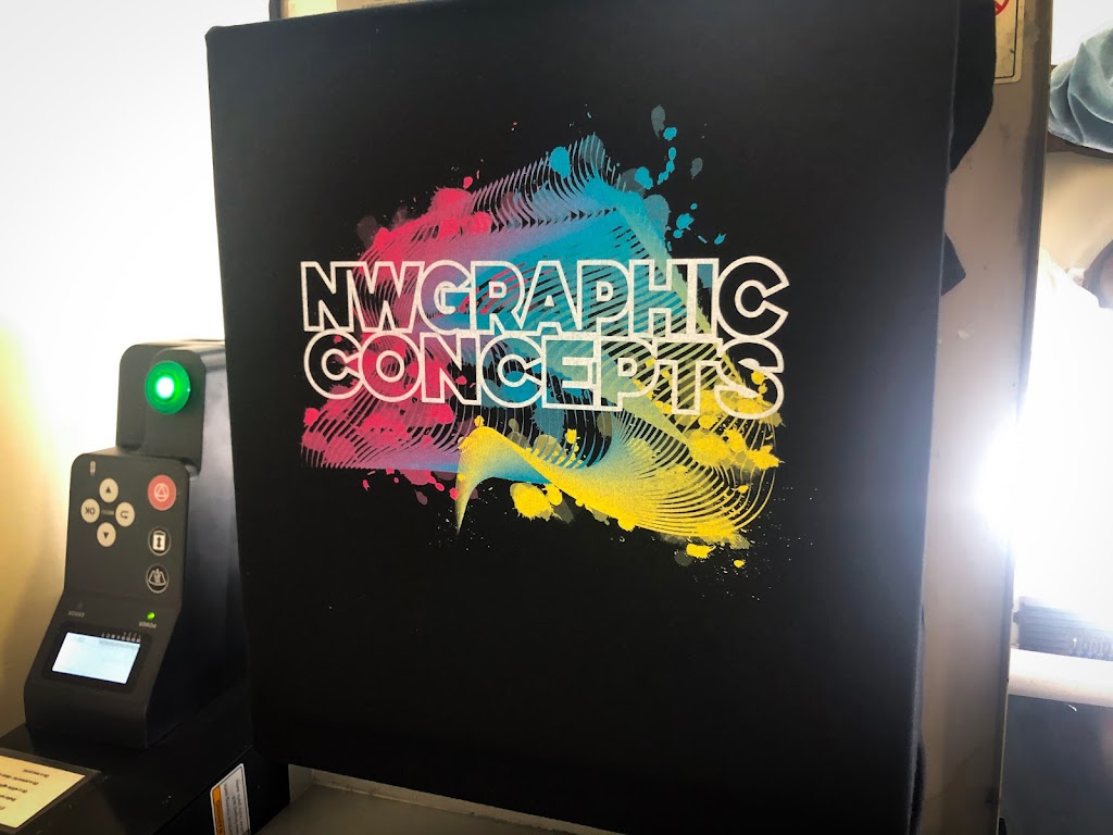 NW Graphic Concepts Apparel Printer | 128 Wallace Rd, Woodland, WA 98674 | Phone: (360) 823-6644