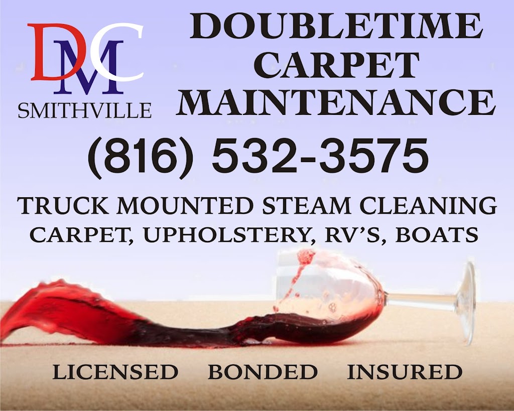 Doubletime Carpet Maintenance | 908 Paradise Ln, Smithville, MO 64089, USA | Phone: (816) 532-3575