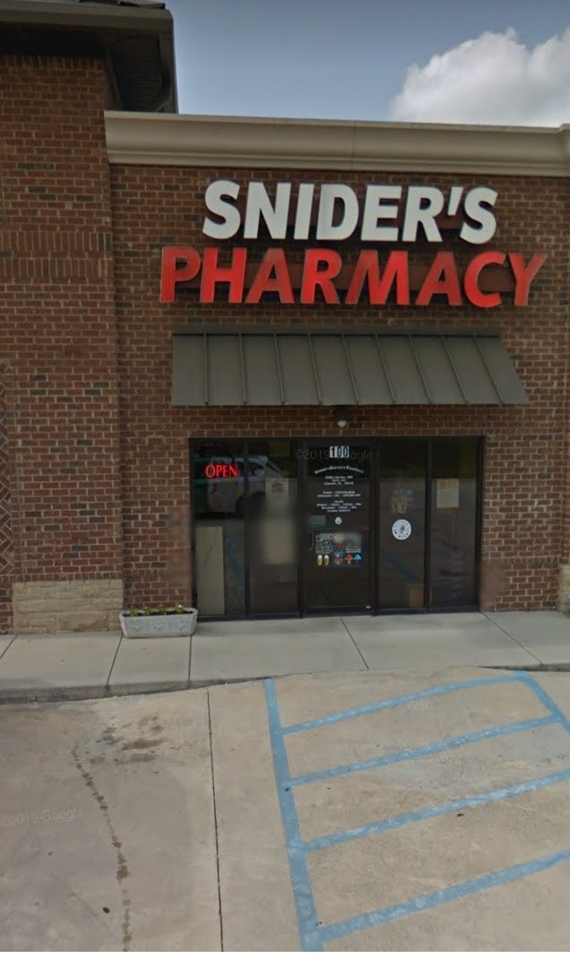 Sniders Discount Pharmacy | 15582 US-280, Chelsea, AL 35043, USA | Phone: (205) 678-3899