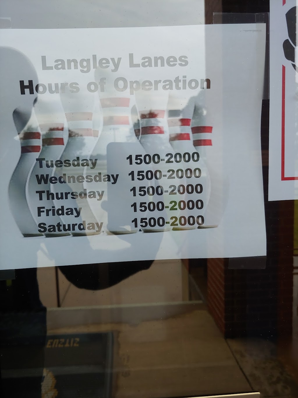 Langley Lanes Bowling Center | 75 Nealy Ave, Hampton, VA 23665, USA | Phone: (757) 764-2433