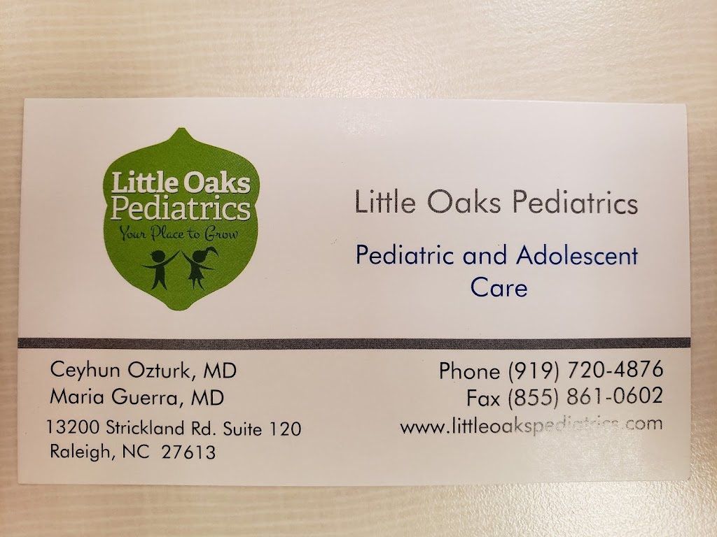 Little Oaks Pediatrics | 13200 Strickland Rd #120, Raleigh, NC 27613, USA | Phone: (919) 720-4876