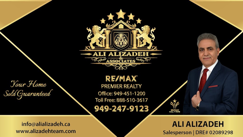 Ali Alizadeh - Re/Max California | 5299 Alton Pkwy, Irvine, CA 92604, USA | Phone: (949) 247-9123