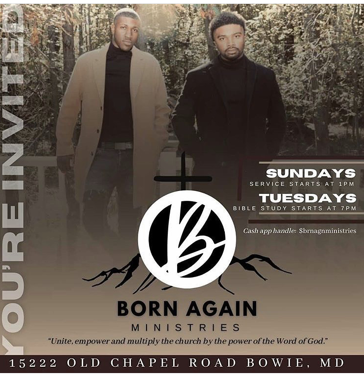 Born Again Ministries DMV Inc. | 15222 Old Chapel Rd, Bowie, MD 20715, USA | Phone: (301) 503-6181