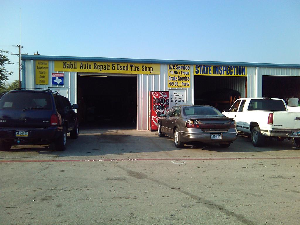 Nabil Auto Repair & Tires | 5920 Huddleston St #100, Haltom City, TX 76137, USA | Phone: (817) 514-0049