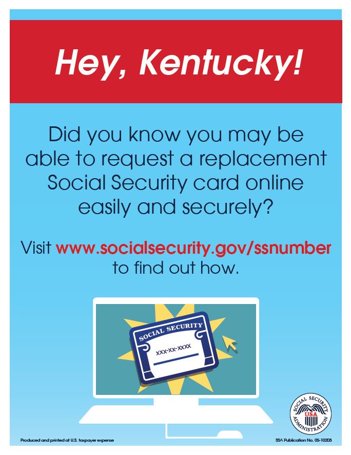 US Social Security Administration | 140 Flynn Ave, Frankfort, KY 40601, USA | Phone: (800) 772-1213