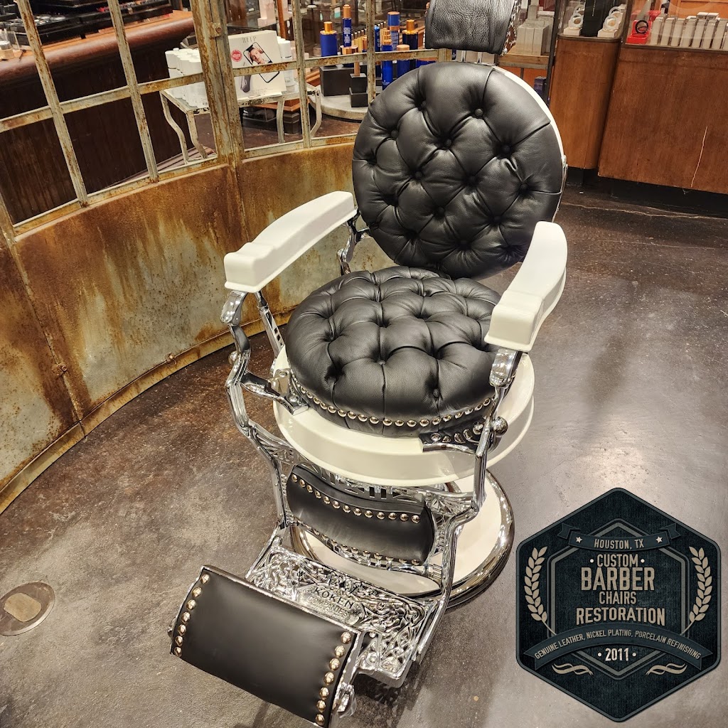 Custom Barber Chairs and Restoration of Houston | 9903 Ashley Ln, Baytown, TX 77521, USA | Phone: (347) 866-6500