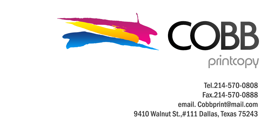 Cobb Printing Services Inc. | 9410 Walnut St #111, Dallas, TX 75243, USA | Phone: (214) 570-0808