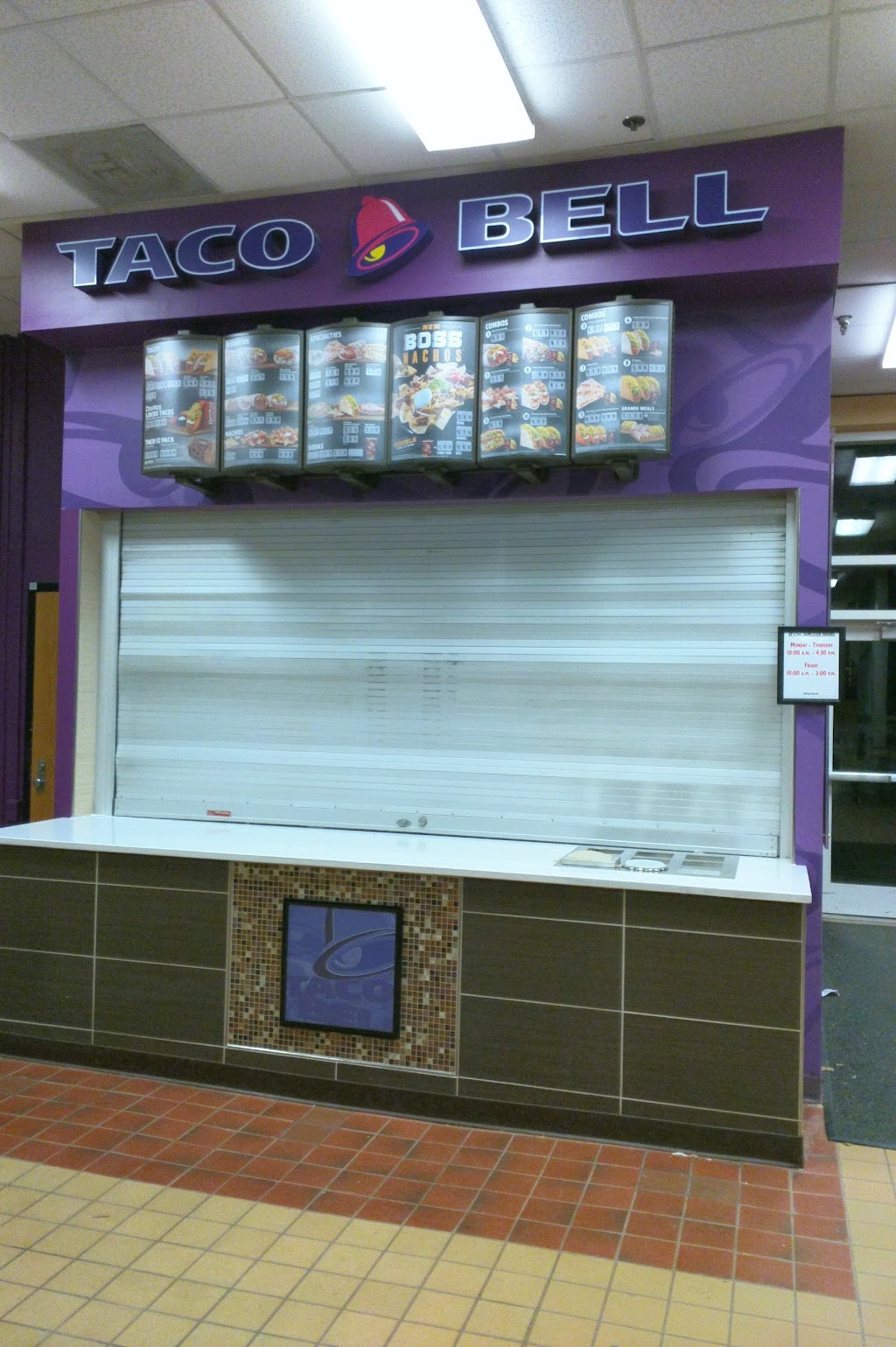 Taco Bell | Glenn L. Martin Hall Campus Drive, 8428 Baltimore Ave, College Park, MD 20740, USA | Phone: (301) 982-7198