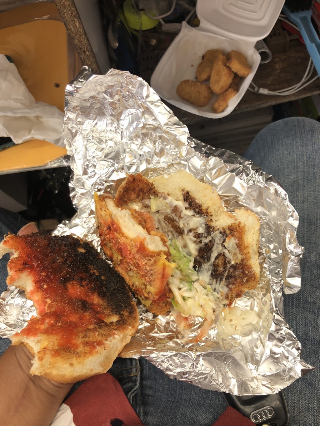 King fried chicken and gyro | 7 Smith St, Paterson, NJ 07505, USA | Phone: (973) 684-5013